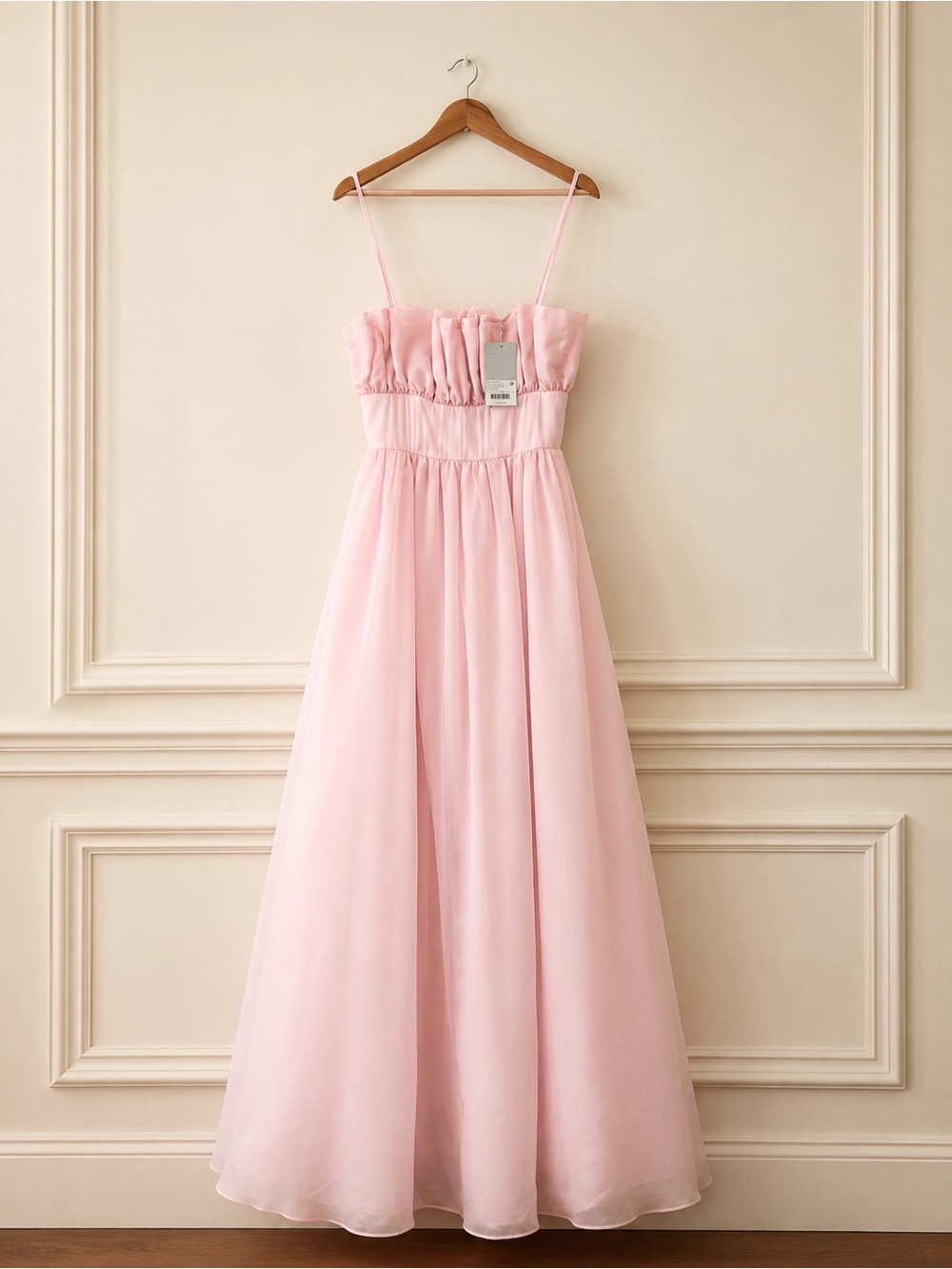 Antonio Melani Esperanza Strapless Maxi Dress Bubblegum Pink Size 4 - Picture 2 of 9